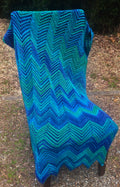 Hawaiian Dreams handmade crocheted afghan