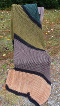 Midnight Harvest handmade crocheted afghan