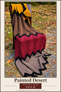 Painted Desert one-of-a-kind sold handmade afghan