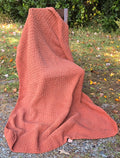 Pumpkin Spice handmade crocheted afghan