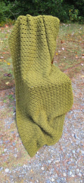 Silent Forest handmade crocheted afghan