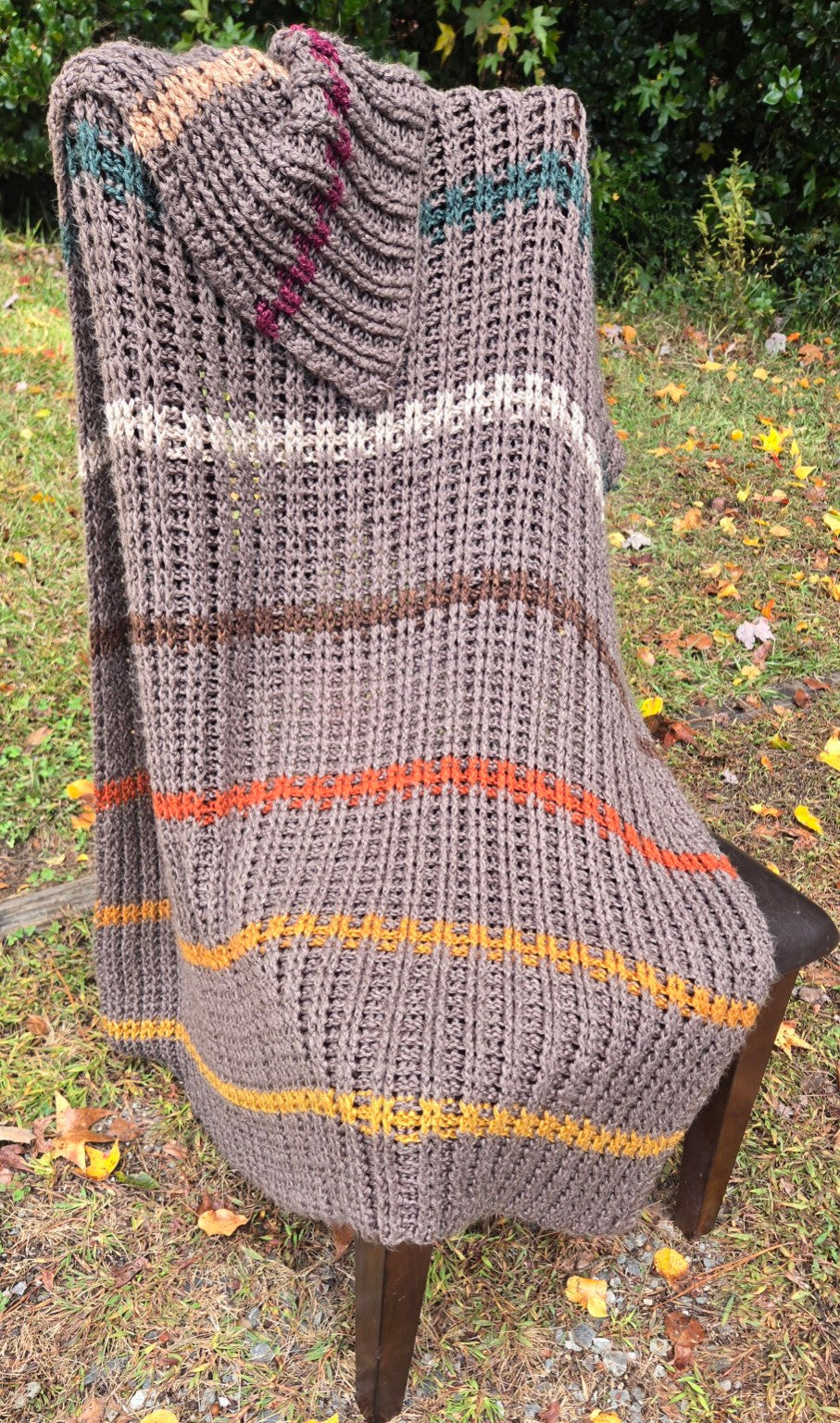 Spice Box handmade crocheted afghan